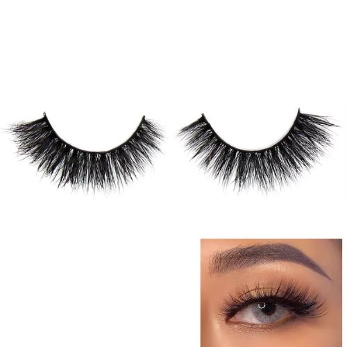 Faux cils naturels Lilya par Noutaa – légers, effet 3D / Lilya natural false lashes by Noutaa – lightweight, 3D effect