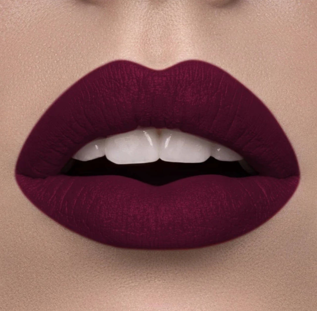Rouge à lèvres bordeaux mat velour waterproof - MYSTÈRE 
