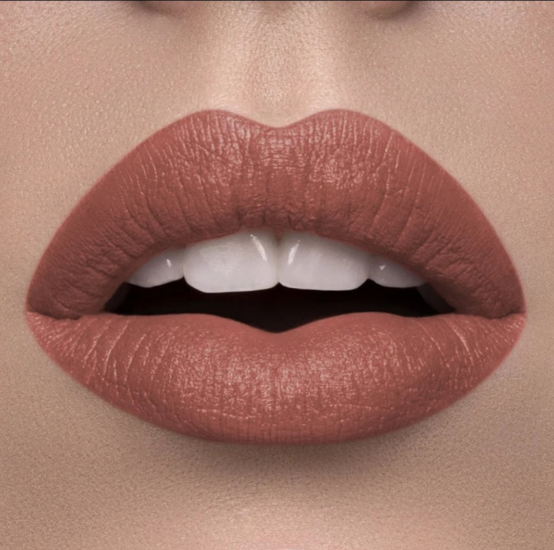Rouge à lèvres nude mat velour waterproof - VELOURS 